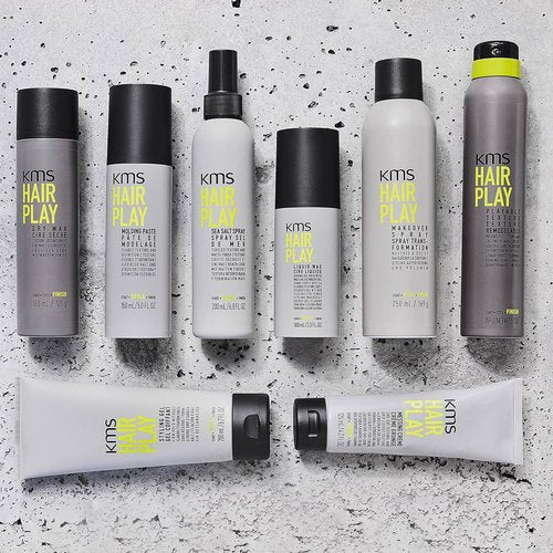 KMS HAIRPLAY Flexible Hold Liquid Wax Styler - Shine & Style, 3.3 Fl Oz