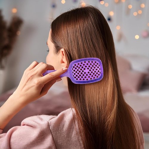 FHI Heat UNbrush Mini Detangler Brush - Pain-Free Brushing for All Hair Types | Lightweight & Anti-Static Bristles