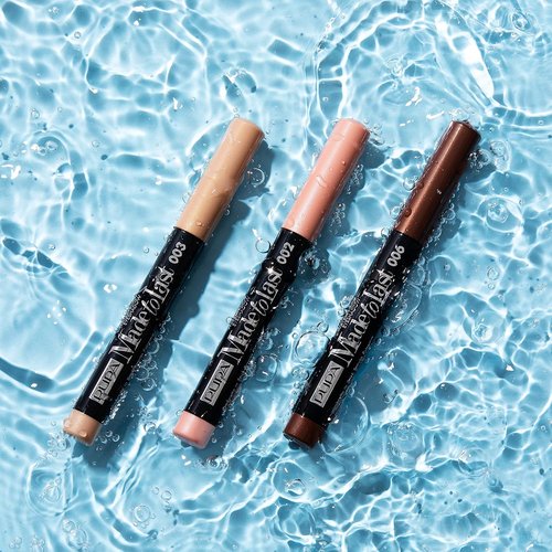 Pupa Milano Waterproof Eyeshadow Stick - Long-Lasting, Pigmented Cream Formula - 003 Nude Gold - 0.049 oz