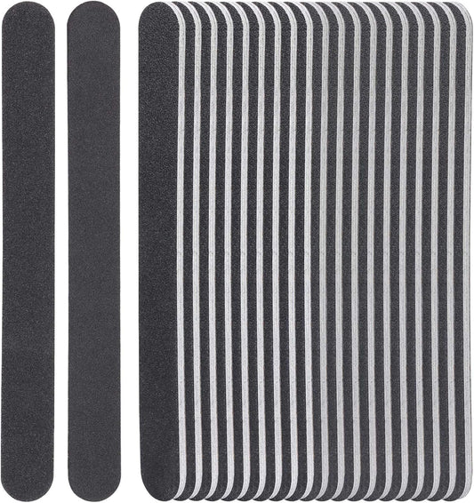 Skiennix Nail Files - 50 Pcs Professional Acrylic Nail Files | 100/180 Grit Double-Sided for Home & Salon Use