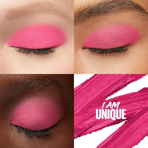 MAYBELLINE Color Tattoo Eye Shadow Stix - Longwear Multi-Use Makeup in I Am Unique (Vivid Pink Matte)