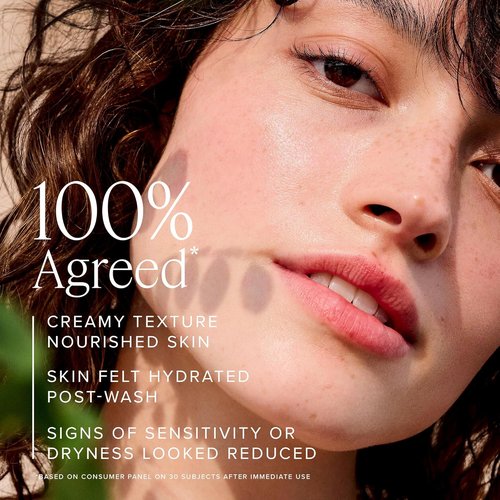 Farmacy Gentle Creamy Face Cleanser - Hydrating Formula with Aloe & Moringa Oil for Makeup Removal & Skin Refreshment | 50ml
