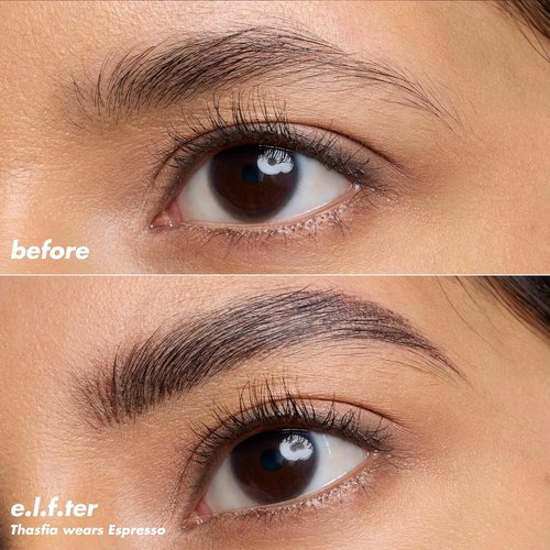 e.l.f. Holy Strokes Brow Pen - Micro-Fine Liquid Eyebrow Makeup for Detailing, Vegan & Cruelty-Free, Espresso