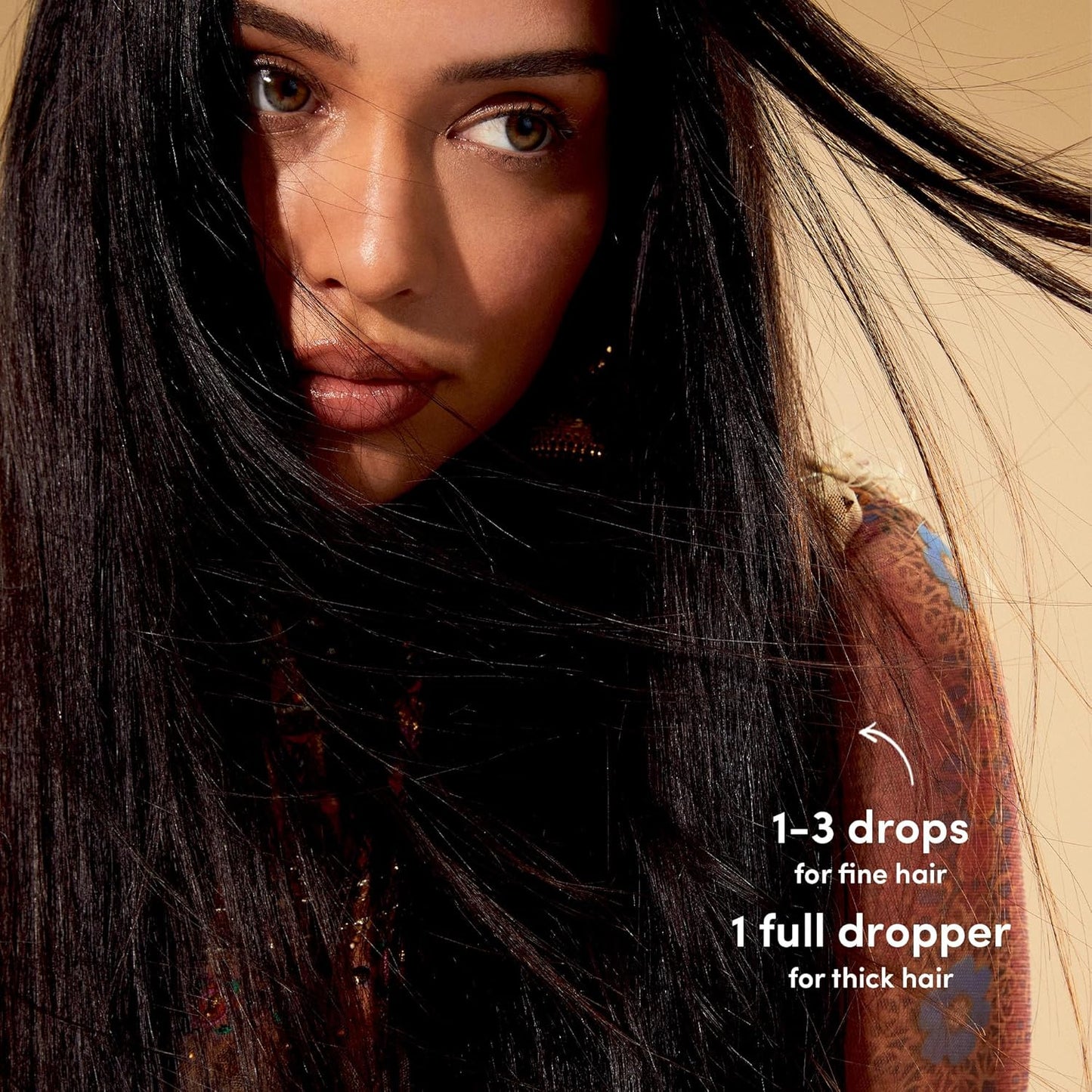 Fable and Mane MahaMane Hair Serum - Smooth & Shine Protective Oil Treatment for Dry Hair | 1.8 FL Oz