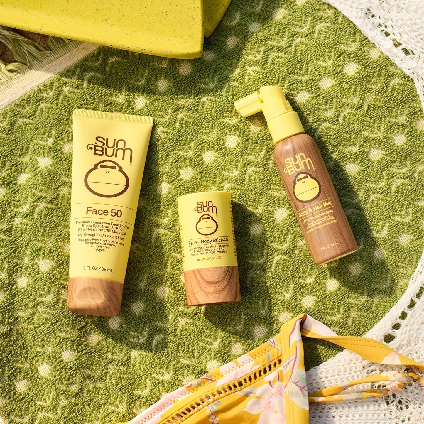 Sun Bum SPF 30 Sunscreen Scalp & Hair Mist - Vegan Broad Spectrum UVA/UVB Protection - 2 oz