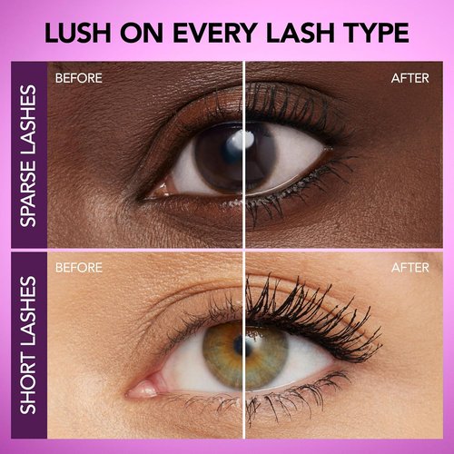 BUXOM Lash Volumizing Mascara - Up to 3X Volume & Lengthening Formula | Cruelty-Free, Black