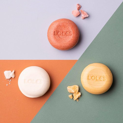 LOLE'S 2-in-1 Shampoo Bar & Conditioner - Coconut Oil for Volume & Strength | 99% Natural, 3.5 Oz