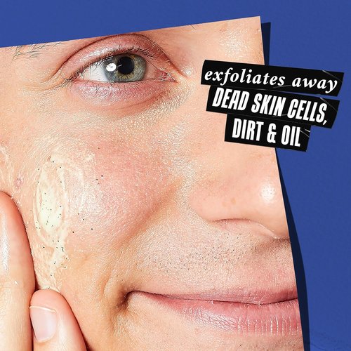 Kiehl's Facial Fuel Exfoliating Face Scrub - Men's Cleanser for Smooth Skin & Soft Facial Hair | Caffeine & Citrus Extracts
