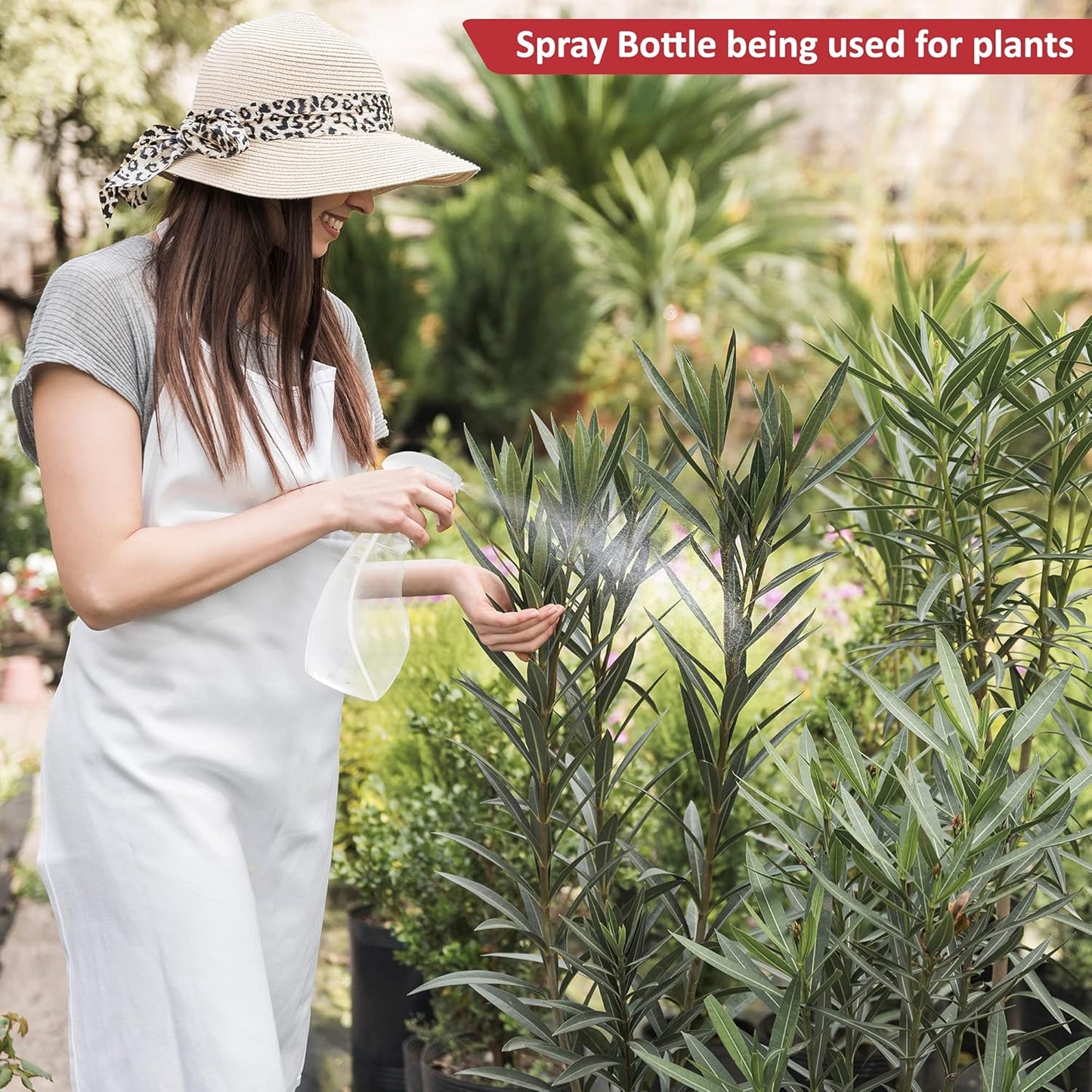 SPRAYZ 17oz Spray Bottles - Durable Trigger Sprayer for Cleaning, Gardening & Hair | Clear Plastic, Refillable