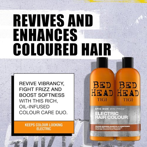 Bed Head Color Goddess Shampoo - Nourishing Formula for Vibrant Color | 25.36 Fl Oz