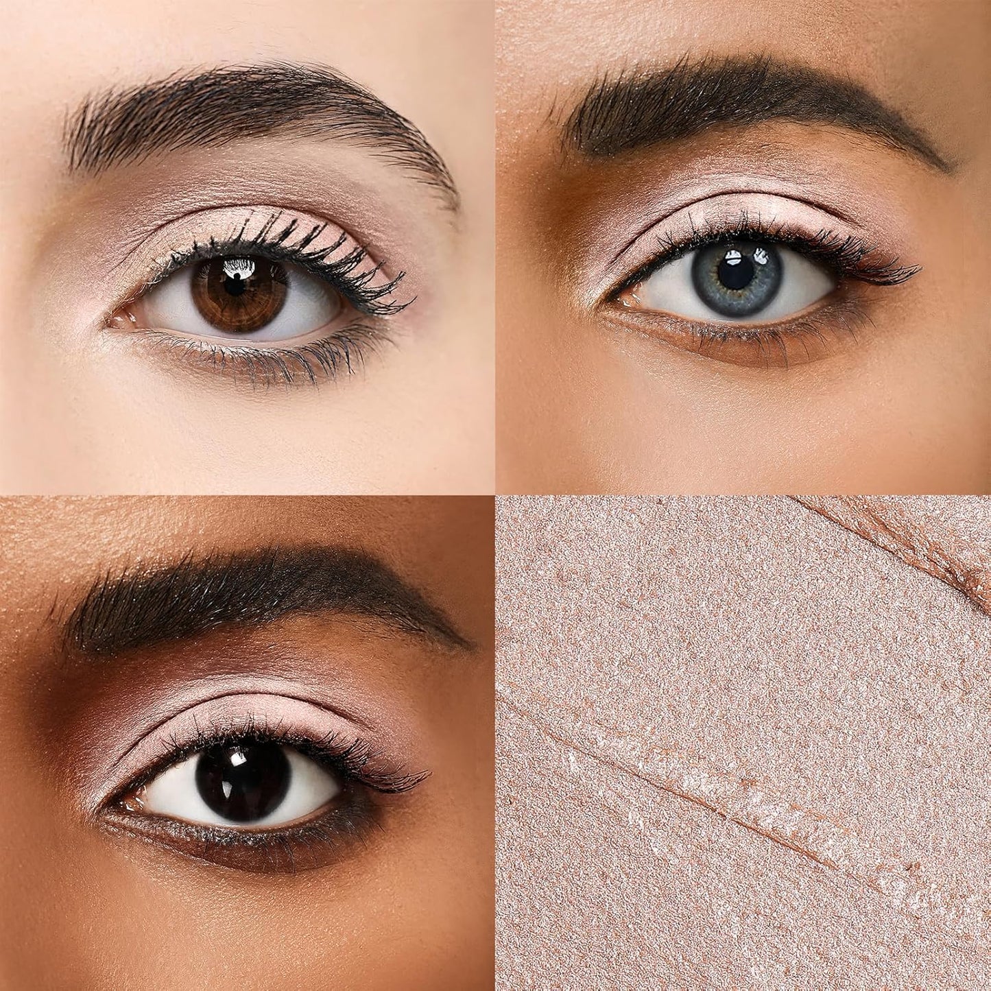 Skiennix Longwear Cream Eye Shadow Sticks - Smudge-Proof, Waterproof Formula in Baby Pink Shimmer