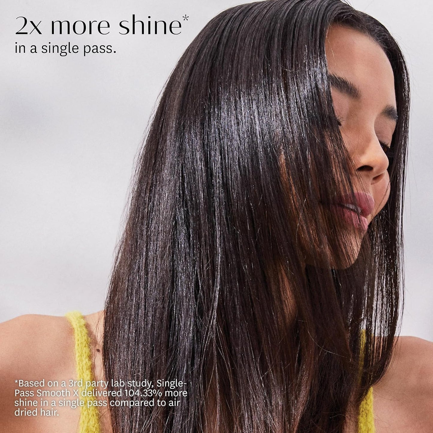 T3 SinglePass Smooth X Flat Iron - Extra-Long Ceramic Plates, 9 Heat Settings for All Hair Types