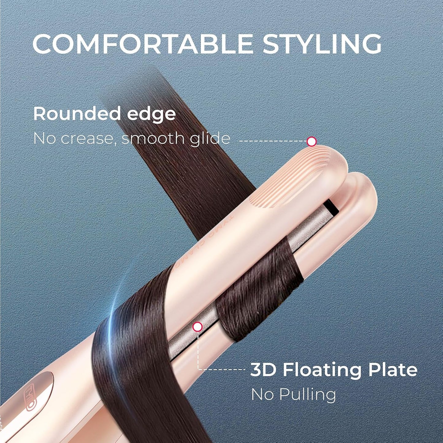 Skiennix Automatic Rotating Curling Iron - Cordless Design for Effortless Styling
