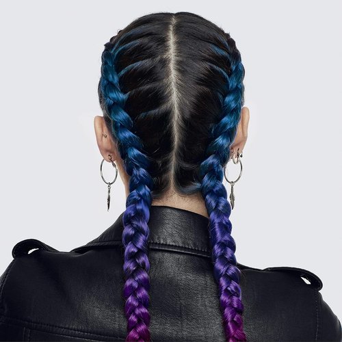 L'Oreal Paris Hair Makeup - Temporary 1-Day Hair Color for Brunettes | Blue 60, 1 Fl Oz
