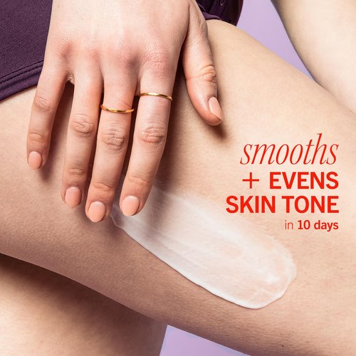 First Aid Beauty - KP Smoothing Body Lotion with 10% AHA, Chemically Exfoliates & Moisturizes with Urea, Colloidal Oatmeal & Ceramides, Deep Hydration + Helps Reduce Keratosis Pilaris Bumps, 6 oz