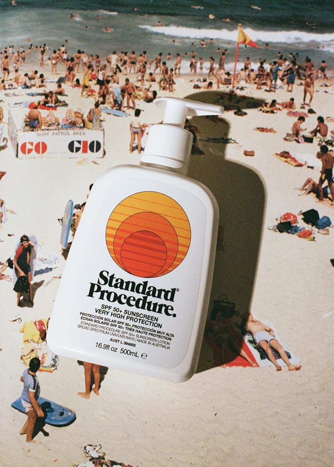 Standard Procedure SPF 50+ Sunscreen - Broad Spectrum Face & Body Sunblock for Sensitive Skin, 8.5 oz