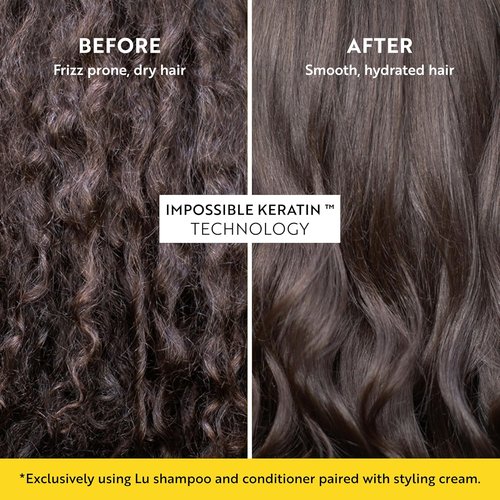 Lu by LatinUs Beauty Hair Serum - Ready to Shine with Silky Finish & Heat Protection | Infused with Argan, Moringa & Hemp Oils | 3 oz