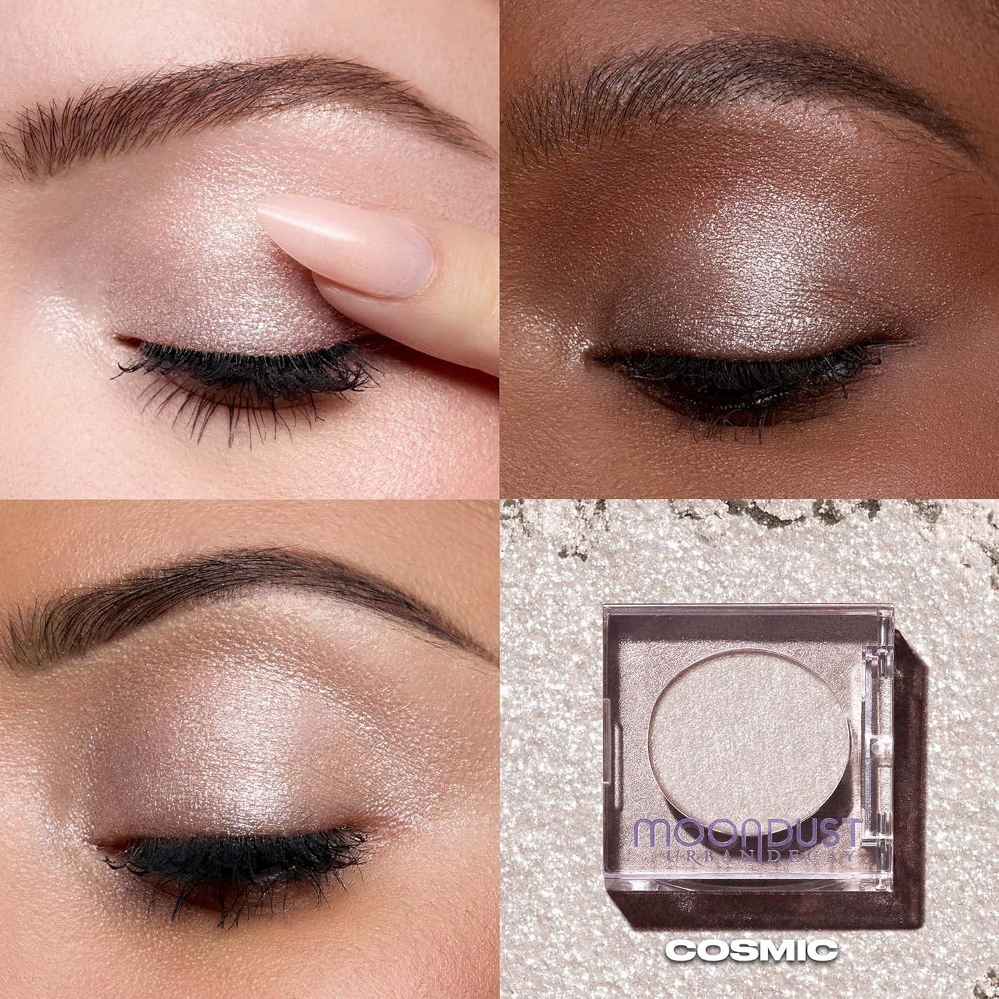 Urban Decay 24/7 Moondust Glitter Eyeshadow - Buildable Sparkly Eye Glitter, Long-Lasting Shimmer, 0.06 oz