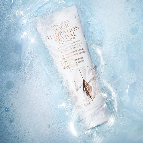 Charlotte Tilbury Magic Hydration Revival Facial Cleanser - Gentle Foaming Face Wash for Hydrated, Revived Skin - Reduces Pores & Removes Makeup