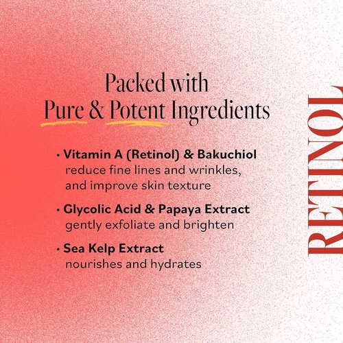 Derma E Anti-Wrinkle Cleanser - Gentle Exfoliating Face Wash with Glycolic Acid & Vitamin A | 6 oz