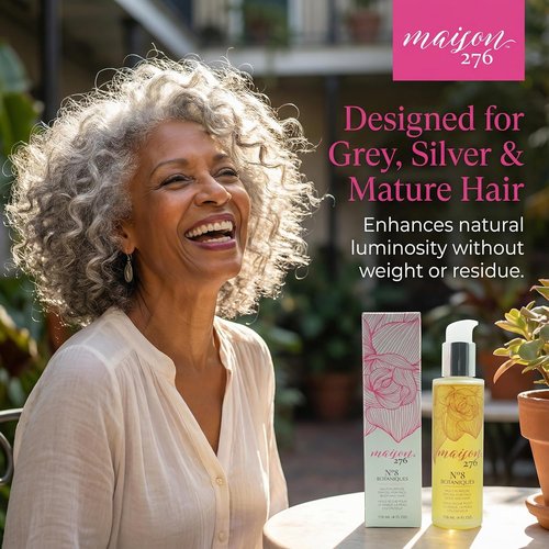 Maison 276 No. 8 Botaniques Multi-Purpose Moroccan Oil - Hydrating Moisturizer for Face, Body & Hair | 4 Fl Oz, Paraben-Free