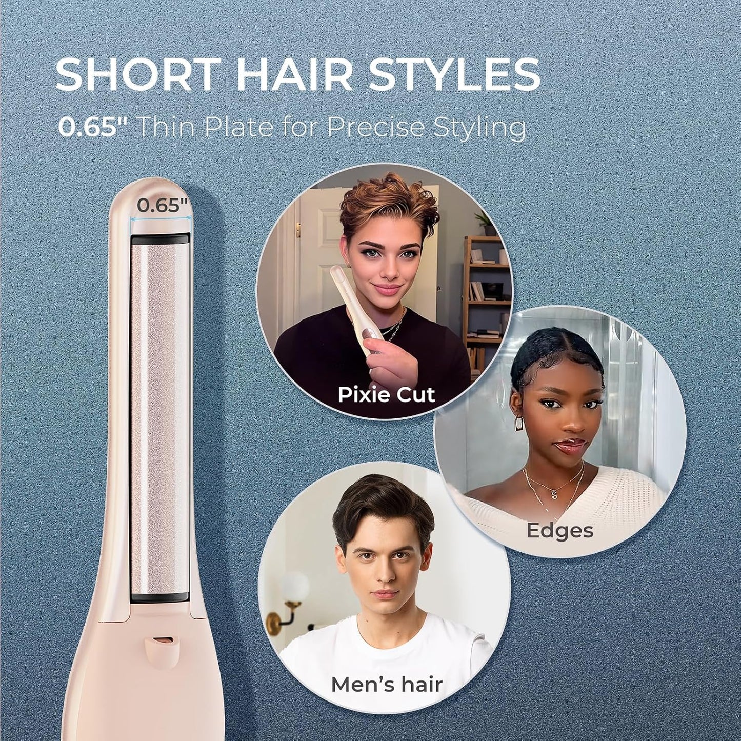 Skiennix Automatic Rotating Curling Iron - Cordless Design for Effortless Styling