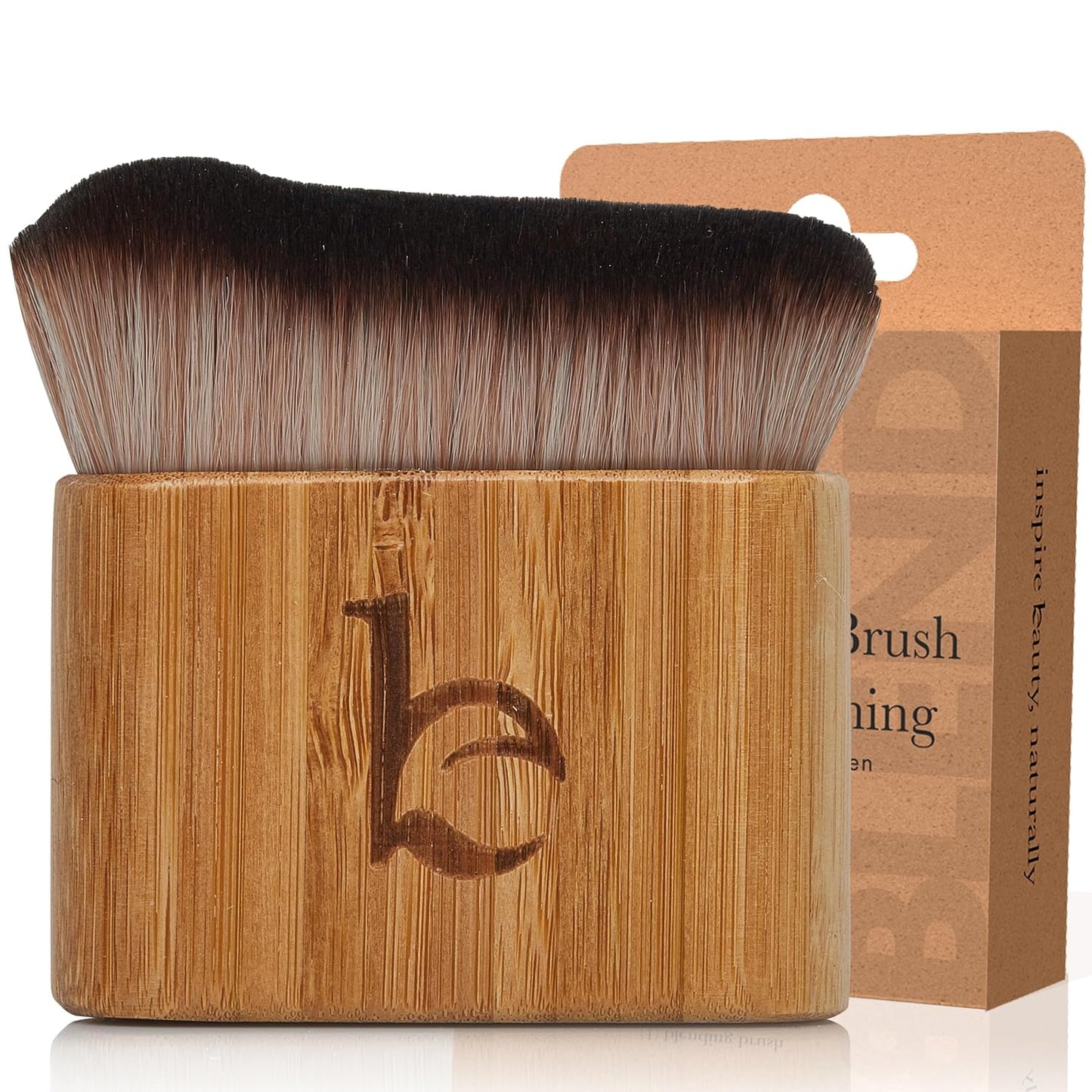 Skiennix Ultra Soft Self Tanner Brush - Kabuki Applicator for Streak-Free Sunless Tan | Easy to Clean