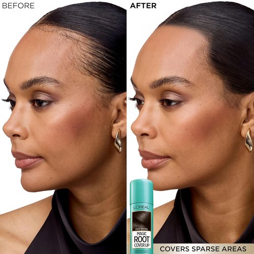L'Oreal Paris Magic Root Cover Up Gray Concealer Spray Black 2 oz.(Packaging May Vary)