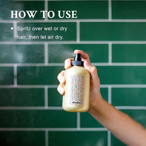 Davines Sea Salt Spray - Light Hold for Beachy Waves & Texture | Adds Volume & Grit, 8.45 Fl Oz