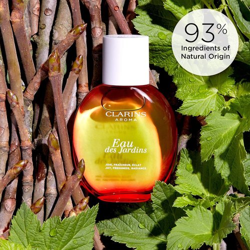 Clarins Eau des Jardins Fragrance - Hydrating, Soothing Perfume for All Skin Types | 3.3 Fl Oz