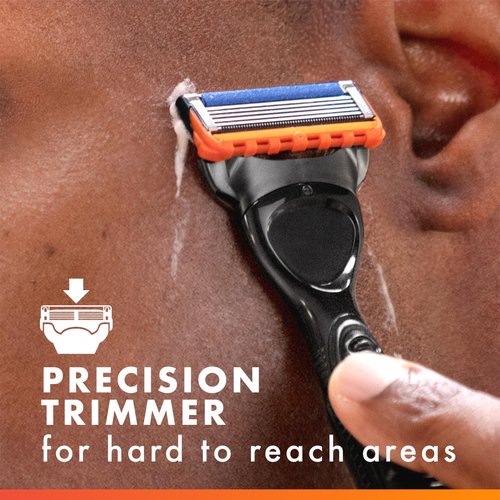 Gillette Fusion5 Power 5-Blade Razor Blade Refills for Men with Precision Trimmer, 10 Count