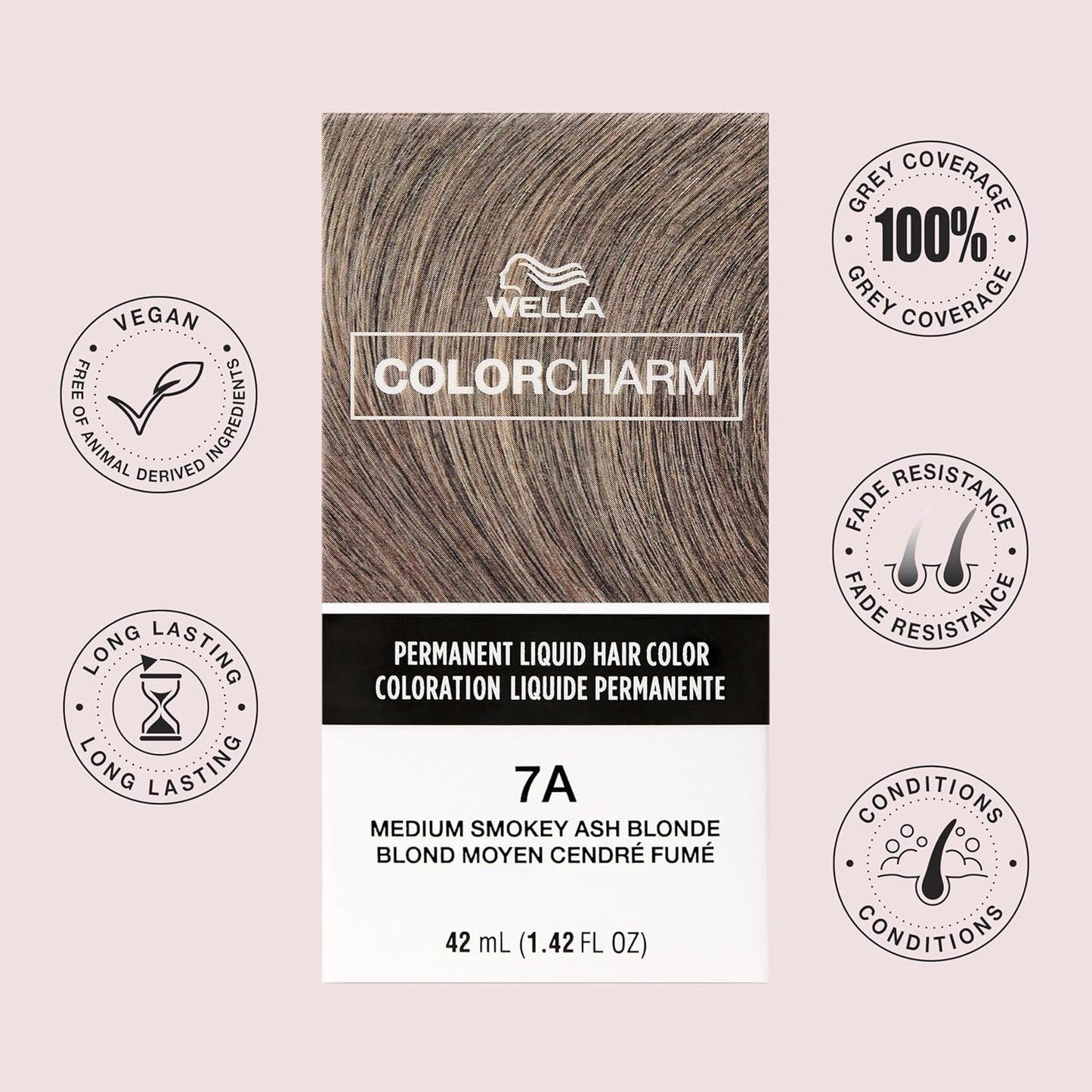WELLA Color Charm Permanent Hair Color - Natural Light Blonde for Full Gray Coverage