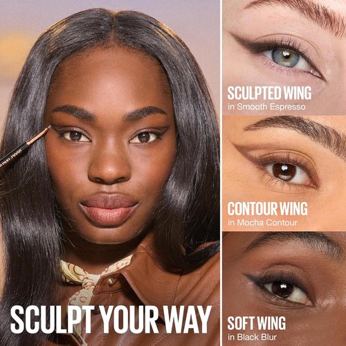 MAYBELLINE Sculpting Stix 2-in-1 Eyeliner - Long-Lasting Brown Eye Liner, Smudge & Sweat-Resistant, Mocha Contour, 1 Count