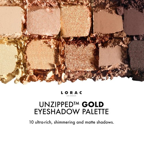 LORAC Unzipped Eyeshadow Palette - Versatile Matte & Glitter Finishes for Stunning Looks
