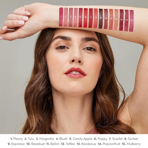 Jane Iredale ColorLuxe Hydrating Cream Lipstick - Creamy, Highly Pigmented, Satin Finish, Vegan