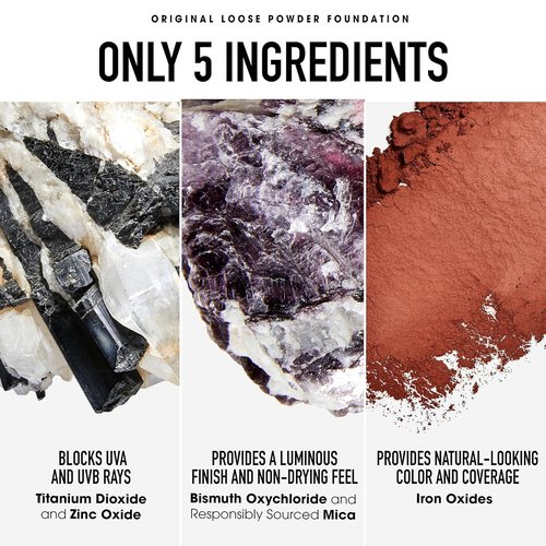 bareMinerals Original Get Started Kit - 3-Piece Makeup Set with Full-Sized Foundation & Brush