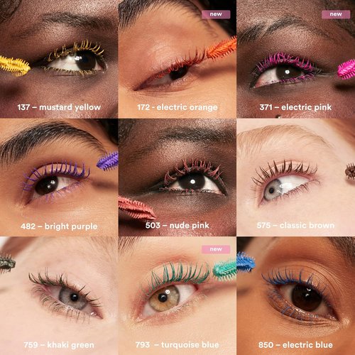 3Ina Color Mascara - Vibrant 575 Shade for Women - 0.47 oz Long-Lasting Formula