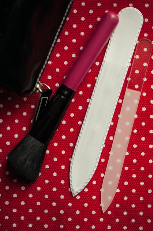 Mont Bleu Premium Glass Nail File - Handmade Czech Tempered Glass - Ideal for Natural Nails