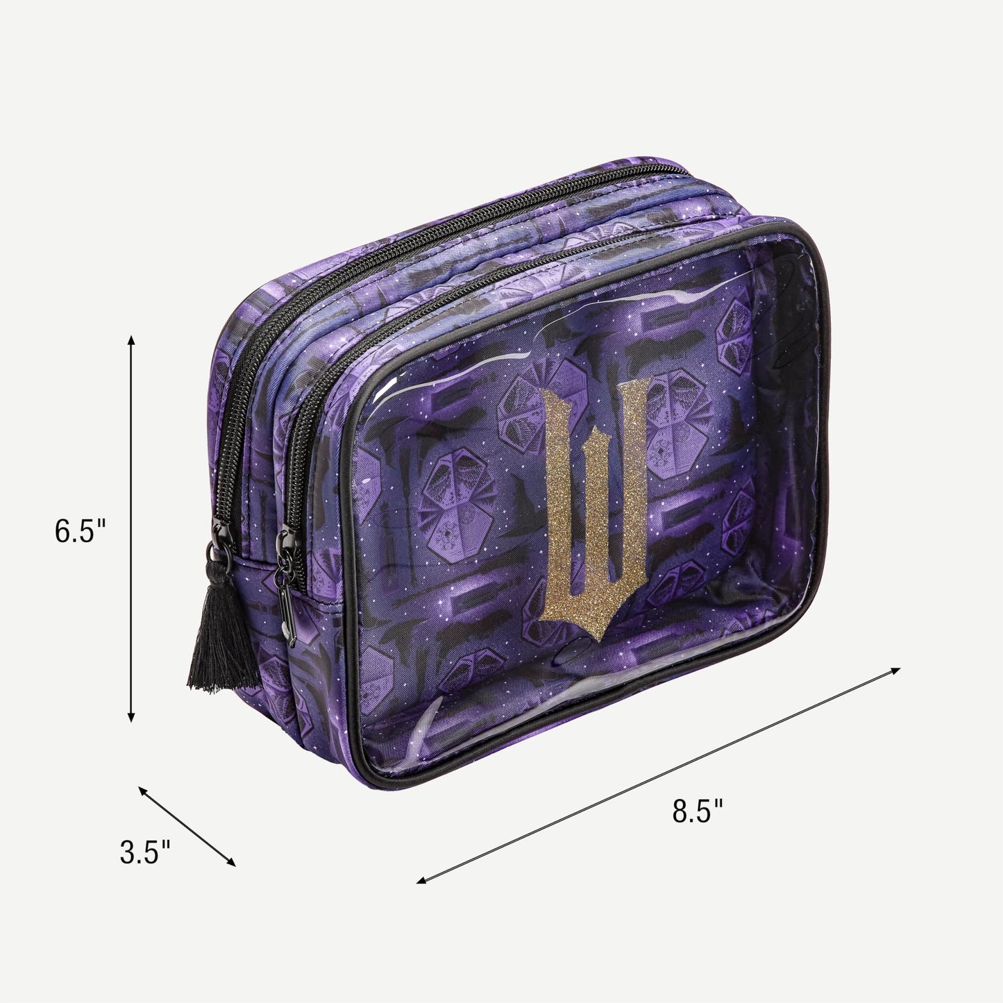 Wicked Purple Double Zip Organizer - Toiletry Bag - Makeup Bag - Travel Makeup Bag - travel essentials - Makeup Organizer - Gifts for her - Conair