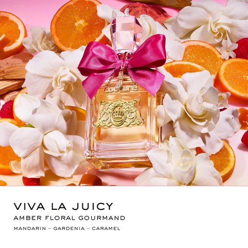 Juicy Couture Viva La Juicy Eau De Parfum - Floral & Sweet Women's Perfume with Mandarin, Gardenia & Caramel Notes | Perfect Gift for Her