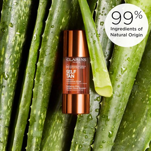 Clarins Self Tanning Face Booster - Natural, Buildable Tanning Drops for Moisturizer | 0.5 Oz