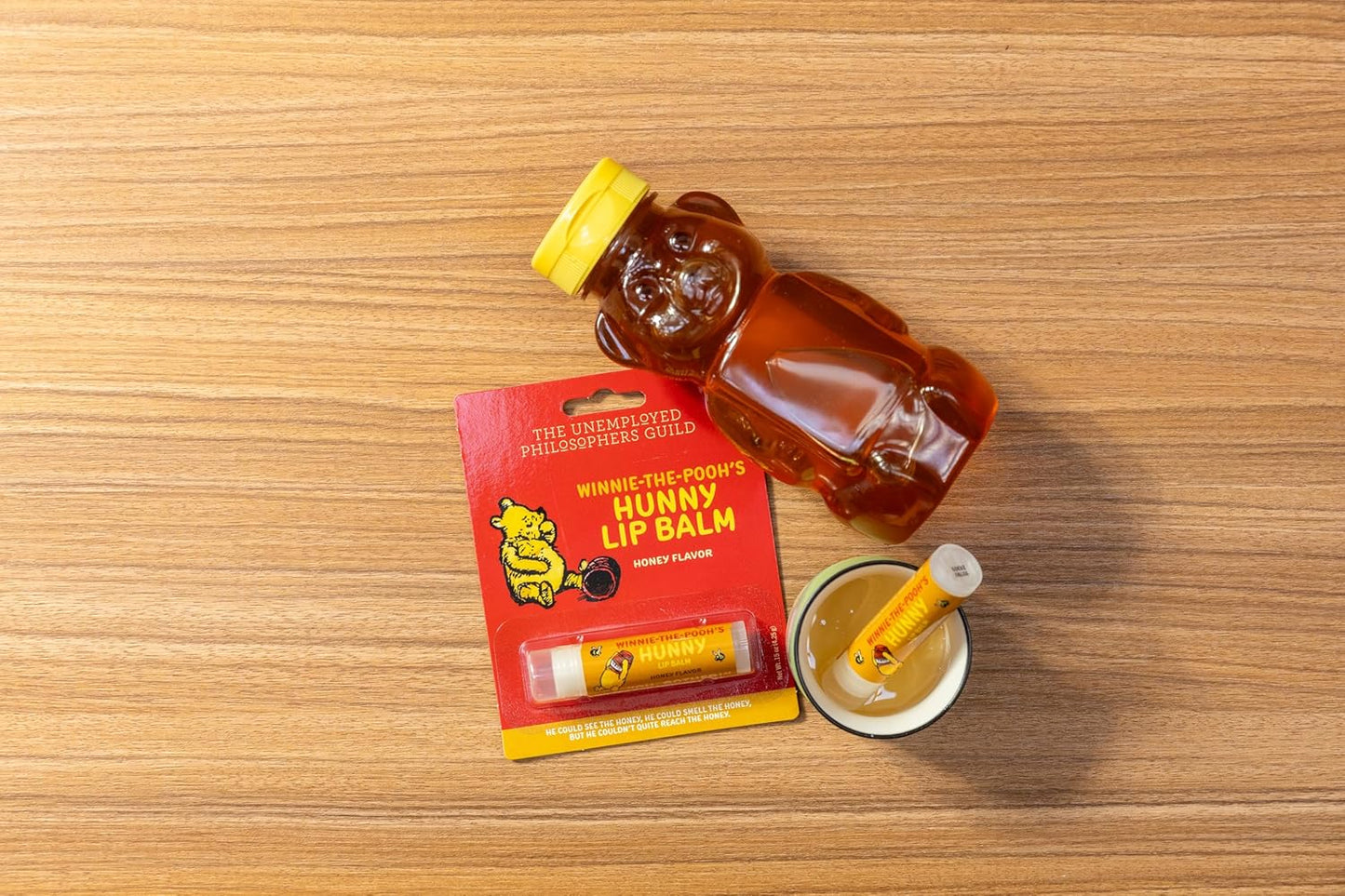 Unemployed Philosophers Guild Winnie-the-Pooh Hunny Lip Balm - Honey Flavored, Cruelty-Free, Natural Ingredients