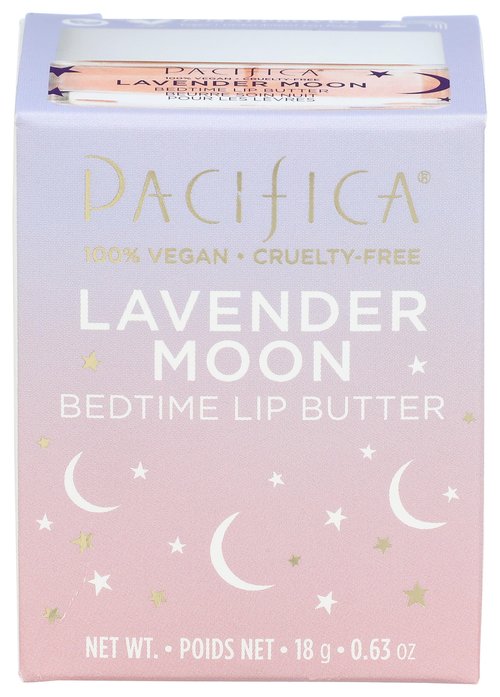 Pacifica Lavender Moon Lip Mask – Hydrating Bedtime Lip Treatment for Dry, Wrinkled Lips, Shea & Jojoba, Vegan Cruelty-Free Lip Repair, 0.63 Ounce Vegan & Cruelty-Free Clean Beauty