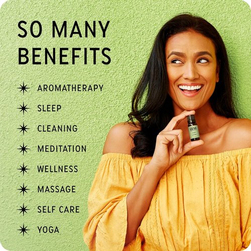 Lemon Essential Oil Roll-On by Skiennix - Premium Grade, Pre-Diluted in Coconut Oil - 10 ml (.33 fl oz)