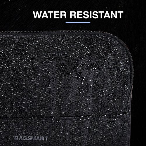 BAGSMART Travel Toiletry Bag - Water-Resistant Dopp Kit for Men | Medium Size, Black