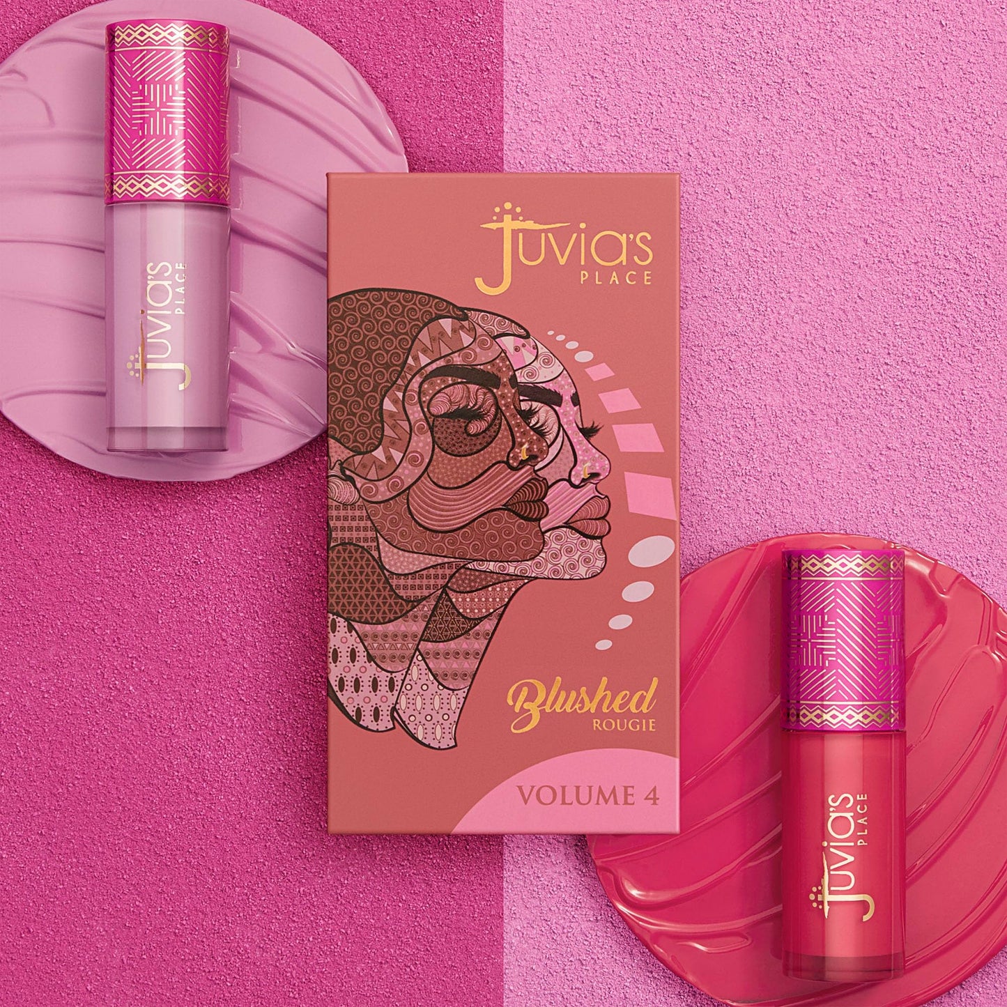 Juvia's Place Blushed Liquid Blush SoftTulip - Dewy Tint Cheeks Makeup Glow Pigment Effortless Beauty Long Lasting Cosmetics Soft Creamy Natural Buildable All Skin Color Light Flawless Finish Blend