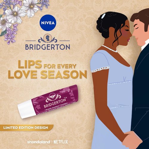 NIVEA Blackberry Pie Lip Balm - Nourishing Tinted Lip Care with Shea Butter | 0.17 Oz Limited Edition