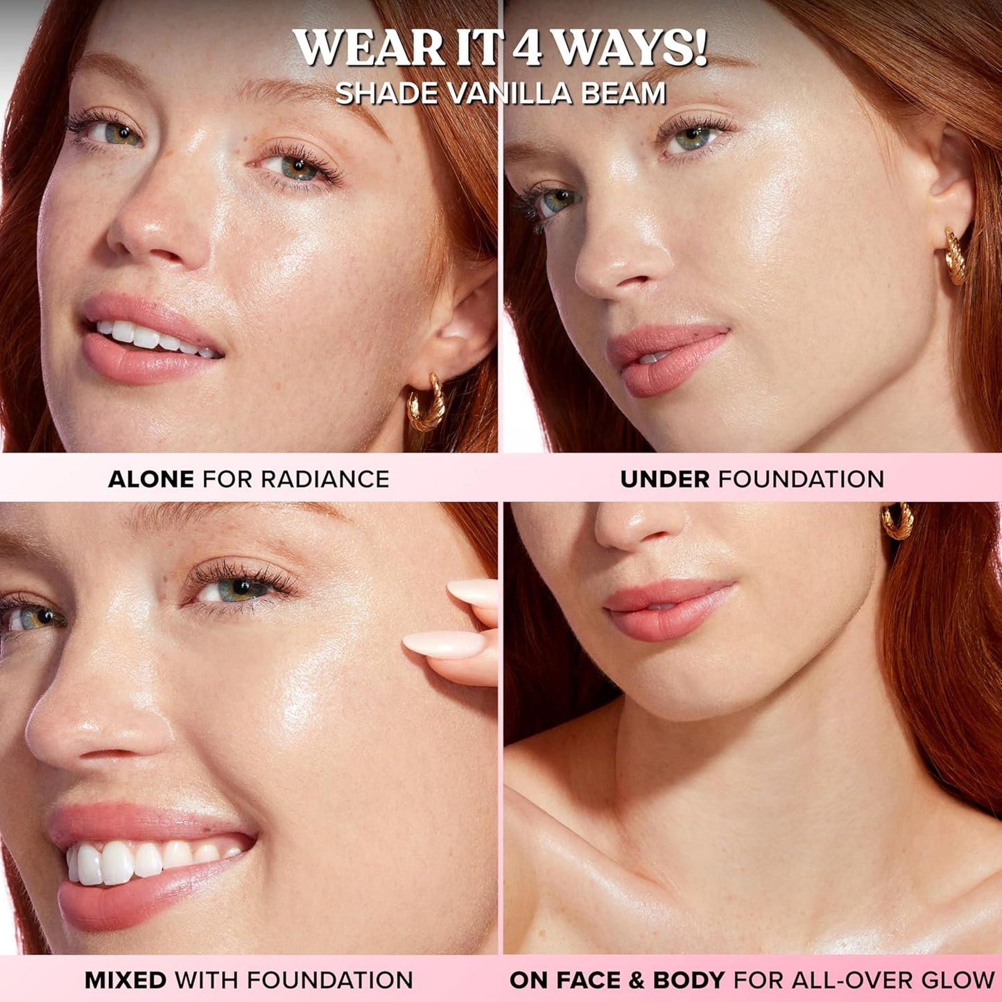 Too Faced Born This Way Super Glow Skin Enhancer - Hydrating Gel for Radiant, Illuminated Skin | Non-Greasy & Blendable