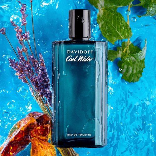 Davidoff Cool Water Eau de Toilette | Aromatic Men's Cologne with Coriander, Mint & Lavender Notes – Long Lasting Fragrance