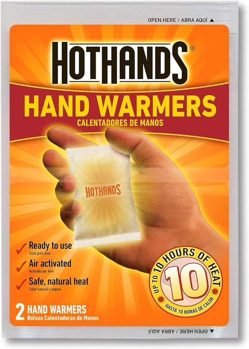 HotHands Hand Warmers - Natural Odorless Air Activated Heat - Lasts Up to 10 Hours - 40 Pair Pack